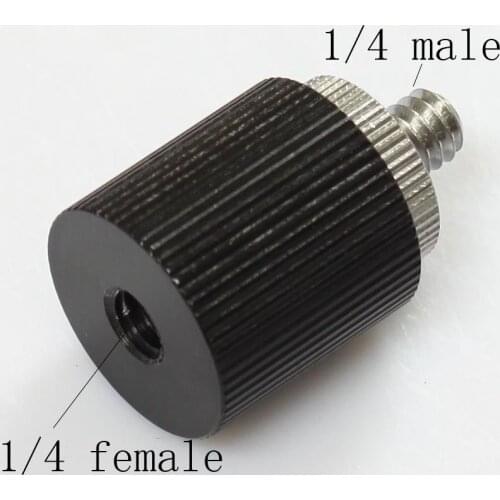 1/4" double female Adapter with 1/4" double male adaptor for tripod 5d2 system
