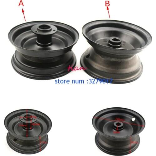 Accessories use 145/70-6 tyres tires 6 inch rims front and rear wheel hub for 50cc 110cc ATV Go Kart Buggy Razor Scooter