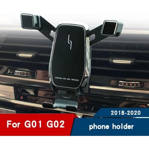 Car Phone Holder for BMW X3 G01 X4 G02 2019 Accessories Interior Modified Navigation Bracket Mobile Phone Stand 2020