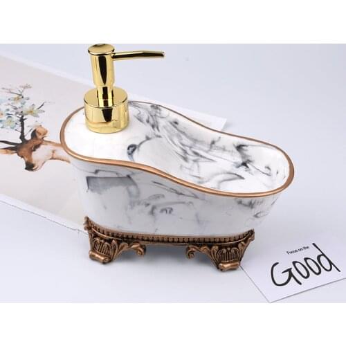 Hotel Court Ink painting element hand sanitizer lotion bottle Home bathroom Press-type emulsion bottle shower gel Soap dispenser