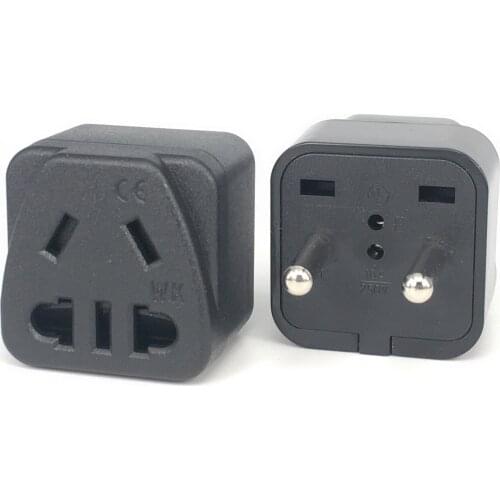 Germany Korea 4.8mm Pin Electrical AC Power Adapter Multifunction Travel Plug Chinese EU AU US NZ 2 Pin Travel Adaptor Converter