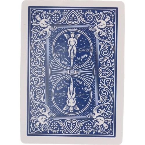 Fantasy Push a Cigar Through a Playing Card Cigar Through Card Magic Tricks Magic Toys Collectibles Gift for Kids 8.5*6cm