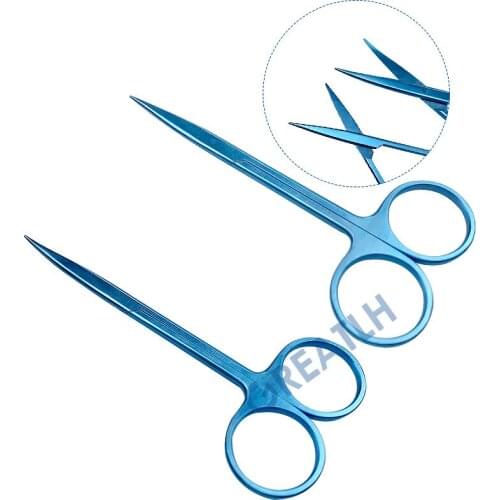 Ophthalmic Baby Metzenbaum Scissors Elbow Straight Cross Action veterinary Ophthalmic Scissors