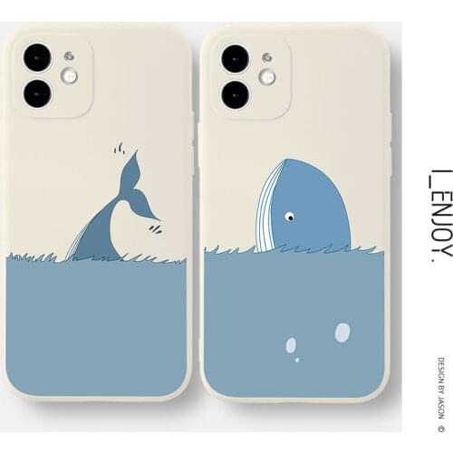 Official Original Soft Silicone Case for Apple iPhone 11 12 Pro MAX SE 2020 XR XS X 6 6s 7 8 Plus Shockproof Cute Phone Cover