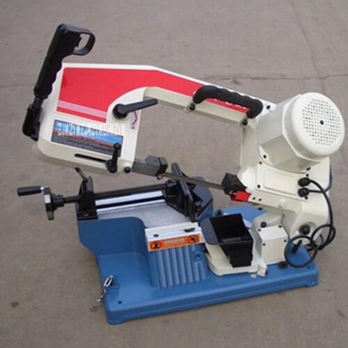 Portable Metal Band Saws High-quality Small Desktop Saw Low Noise Stainless Steel Band Sawing Machine 220V 50HZ 45MPM 375W 1/2HP