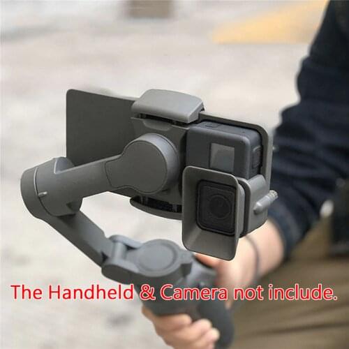 Portable Handheld Adapter Camera Mount Holder for DJI OSMO Mobile 3 to for GoPro 5/6/7 Camera Gimbal Stabilizer Accessories