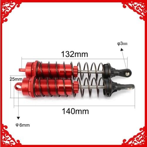 Oil Adjustable 140mm Aluminum Shock Absorber Damper For Rc Car Hpi 1/8 Buggy Truck Crawler Upgraded Hop-Up Parts Hsp Traxxas