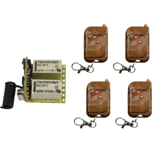 Mini Relay Switch DC3.7V 4.5V 5V 6V 7.4V 9V 12V 2CH 2 CH Contact NO COM NC Remote ON OFF Wireless Switch Normall Closed Open