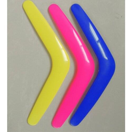 V Shape Boomerang Handmade Plastic Outdoor Fun Sports Luminous Outdoor Park Special Flying Toys Flying Disk Flying Saucer