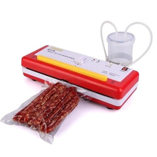 Food Vacuum sealing machine can wet and dry fresh frozen bakery packing sealer sealing bags appliances DZ-280/2SE