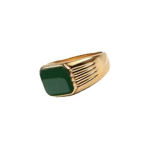 Stainless Steel Ring Ins Inlaid Female Gold Gift For Women 2021 Trends Fashion Punk Personalized Minimalist Accessories Jewelry