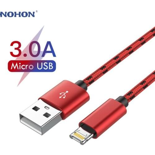 1m/2m/3m Micro USB Charger Cable For Huawei P9 Samsung Xiaomi LG Andriod Mobile Phone Quick Charging Origin Data Cord Long Short