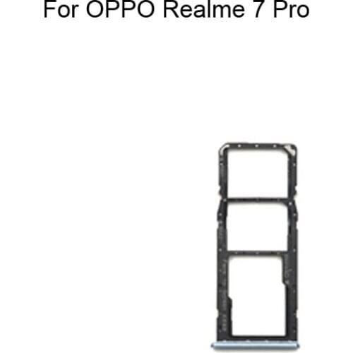 1PC For OPPO Realme 7 Pro Tested Good Sim Card Holder Tray Card Slot For OPPO Realme 7Pro Sim Card Holder