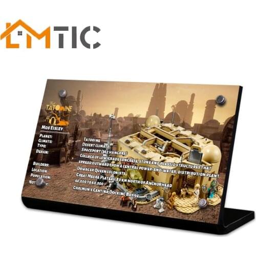 Acrylic Display Stand Brand Suitable For Mos Eisley Cantina Bar 75290 Star Series Building Block Brick Childrens Toys Gift