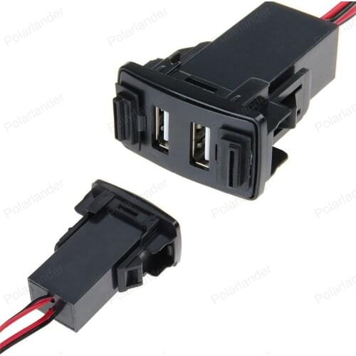 5V 2.1A Dual 2 USB Port socket Car Charger for H/ONDA adapter Power Inverter Converter