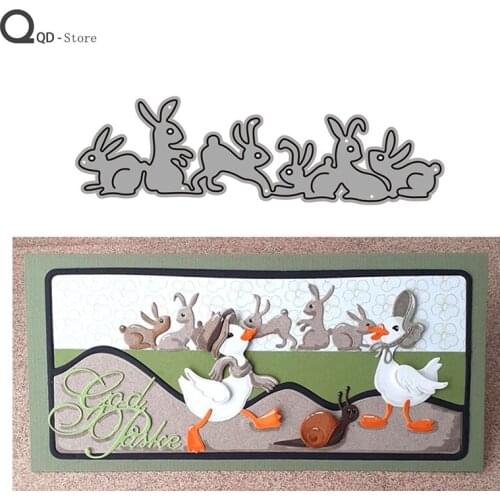 Bunny Model Cutting Dies Stamps Dies Scrapbooking Mold Cut Handmade Tools DIY Craft Decoration Metal Cutting Dies New 2020