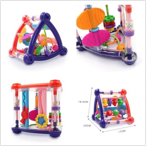 0-12 Months Baby Toys climb Learning Baby Rattle Activity Ball Rattles Educational Toys For Baby Grasping Ball Puzzle SJYL-08