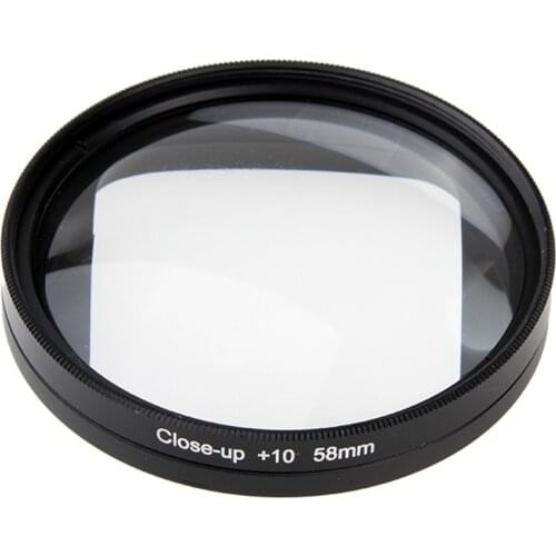 For Canon 600D 700D For Nikon DSLR Macro Lens Filter For GoPro HERO4 Session Action Camera Go Pro Accessories 58mm 10X Close-Up