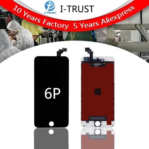 Hot Sale 10Pcs/Lot Pantalla LCD Screen For iPhone 6 Plus Display Assembly Digitizer Replacement Grade A+++ Quality Free Ship