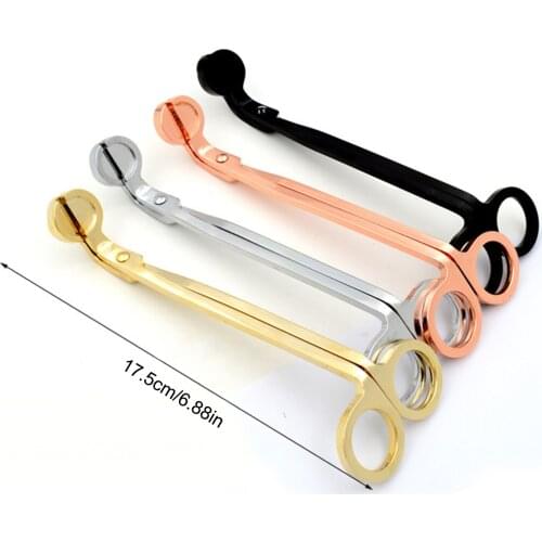 Stainless Wick Snuffer Tool Hook Clipper Steel Candle Trimmer Oil Lamp Trim scissor tijera tesoura Cutter