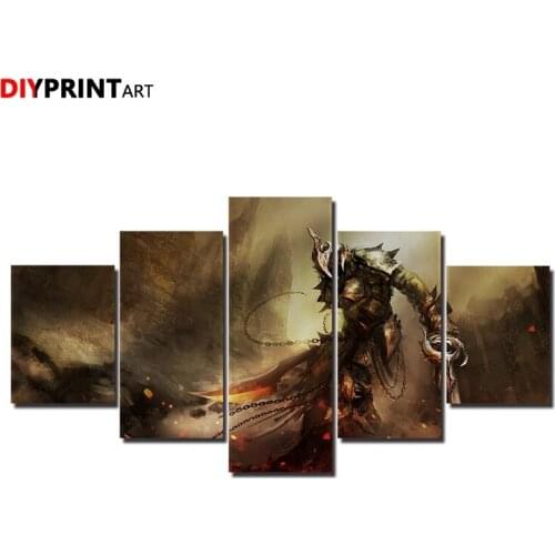 Dark Souls Sword 5 Pcs/set Modern Art Picture Wall Pictures for Living Room A1515