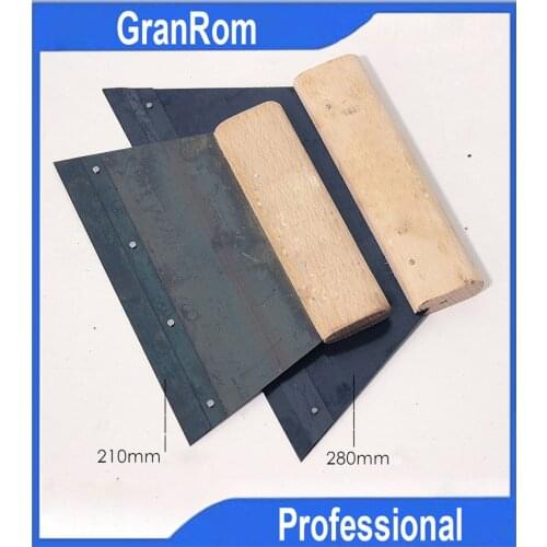 PVC Plastic Floor Construction Tools Glue Scraper 210mm/280mm Length Used for Wooden Floor With Scrape Teeth/Rack