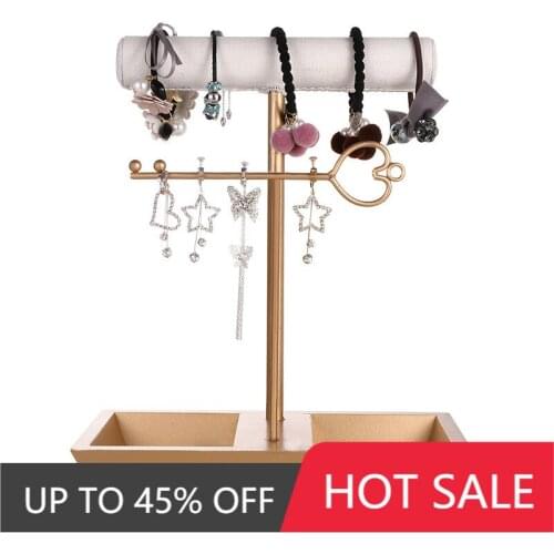 Creative Decoration Retro European Style Home Storage Rack Nordic Necklace and Earrings Jewelry Stand Jewelry Display Stand