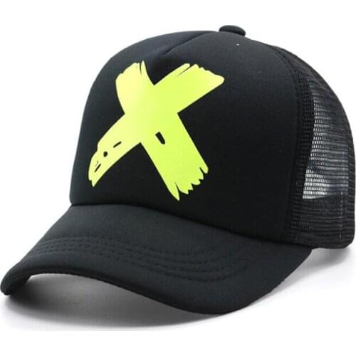 Fashion Brand Pattern X Baseball Cap Women Baseball Hat Breathable Men Women Summer Mesh Cap Baseball Caps Gorras Dropshipping