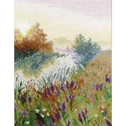 Fashional Embroidery Misty Morning Best Place to Buy Cross Stitch Supplies with 100% Cotton Floss & Free Shipping for Wall Decor