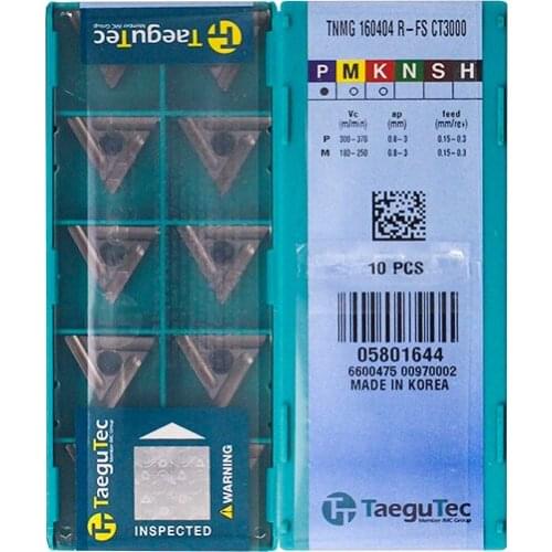 Original TNMG160404R-FS CT3000 For Turning Insert CNC Blade lathe Tools