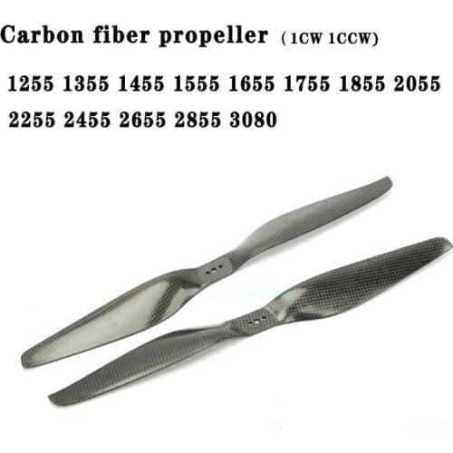 Carbon Fiber Propellers Props 1555 1655 1755 1855 2055 2255 2455 2655 2855 CW CCW for FPV Multirotor quadcopter uav drone parts