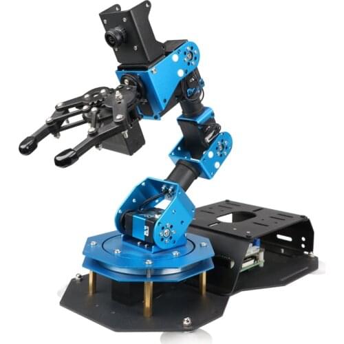 1.5KG Load Raspberry Pi 4th Generation Robot ArmPi FPV Programmable AI Visual Recognition Open Source ROS Robot Kit HOT