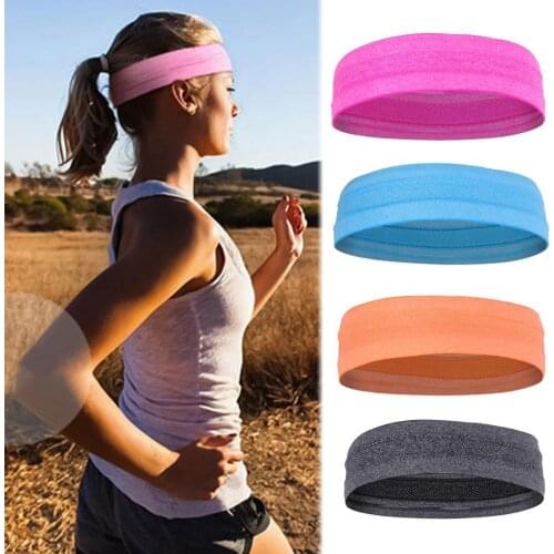 Sport Hair Band Compact Sweat Absorbption Silicone Anti-perspirant Yoga Unisex Headband for Workout Exercise Running Basket Yoga