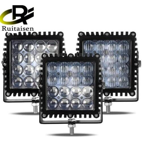 LED Work light 5 inch 60W 4D 16 LEDs Spotlight work Lamp spot flood combo beam 6000LM LED light Bar 12V 24V For Jeep ATV UAZ