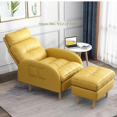 Technology cloth lazy sofa bedroom chair single net red tatami small sofa balcony chair home leisure recliner