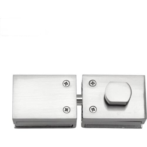 High quality,Glass Door Latches Lock/bolt,8-12mm glass,no drilling,for Bathroom Double/single glass door, Frameless glass door