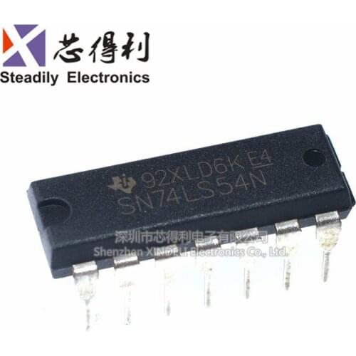 10pcs/lot New off-the-Shelf SN74LS54N 74LS54 HD74LS54P DIP16 Logic IC