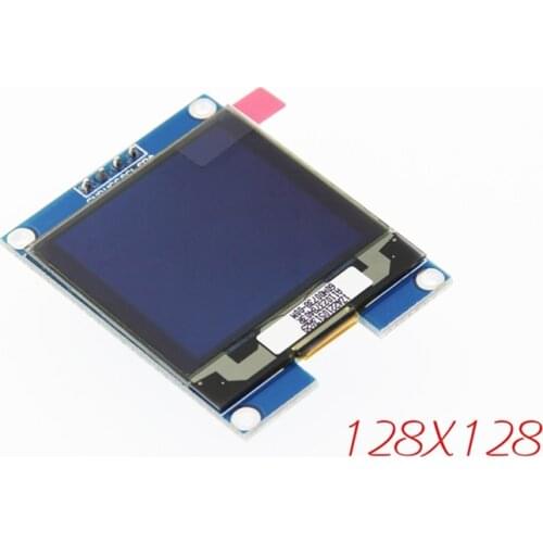 2pcs 1.5 inch OLED Module Display Screen SSD1327 Drive IC 128*128 pixel IIC I2C Interface for 51 STM32 for Raspberry Pi