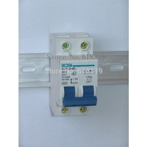 20PCS high quality Made Manufacturer AC 60A 230V (1P+N ) Earth Leakage / Residual Current household Electric Circuit Breaker