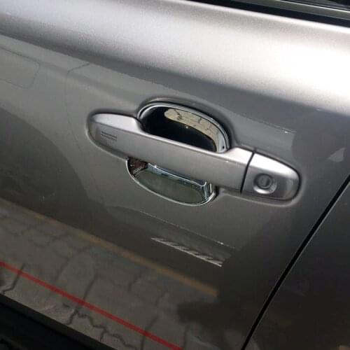 Car Styling 2PCS ABS Chromed Exterior Front Door Handle Bowls Cover Trim For Toyota C-HR CHR 2016 2017 2018