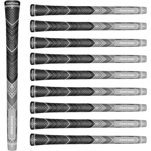 Geoleap ACE-S Golf Grips 10pcs/lot, Hybrid Golf Club Grips, Multi Compound, Midsize, 8 Colors Optional, Free Shipping