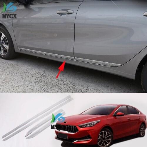 Chrome Molding Door Body Strips For Kia Cerato brand new K3 2019 Accessories Trim Covers Car styling