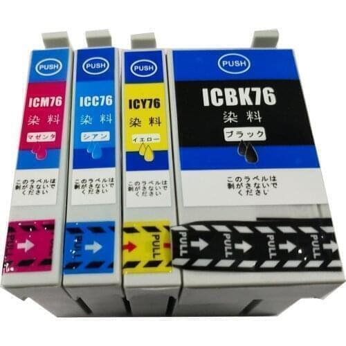 4BK+2C+2M+2Y Compatible Ink Cartridge For EPSON ICBK76 ICC76 ICM76 ICY76 PX-M5040F S5040 M5041F M5080F Printer