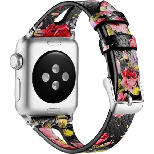 Leather band For Apple Watch Strap 42mm 38mm correa iWatch 5 4 band 44mm 40mm Bracelet Apple watch 3 2 1 Sport strap Accessories