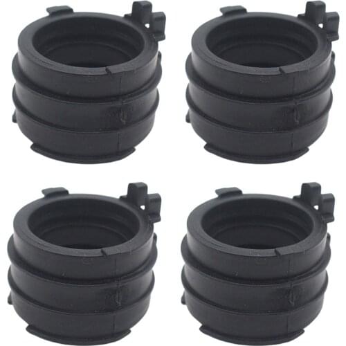 Set of 4 Carb Intake Manifold Boot Air Joint Boot Adapter for Honda CBR400
