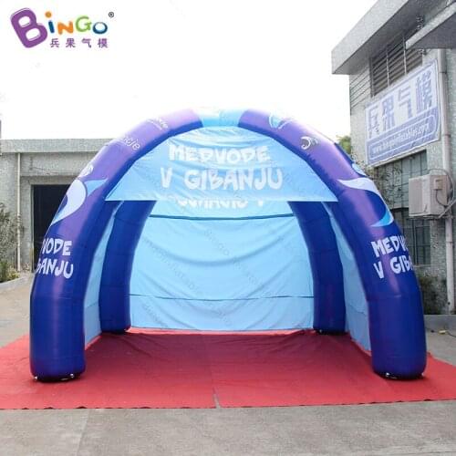 Customized 6x6x3M Inflatable Tent For Car Exhibitions / 4 Legs Spider Dome Tent With Printing For Events - BG-T0102
