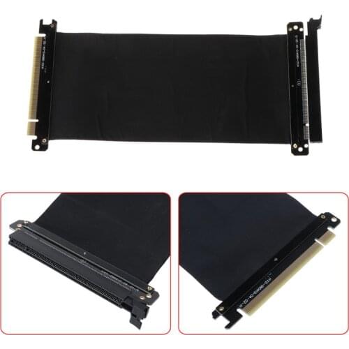 PCI Express 3.0 16x Flexible Cable Extension Port Adapter High Speed Riser Card