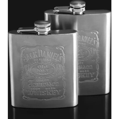 7 oz/8 oz Stainless Steel Hip Flasks Wine Pot Wine Tube Portable Liquor Whiskey Pocket Alcohol Wine Bottle Drinkware Mens Gift