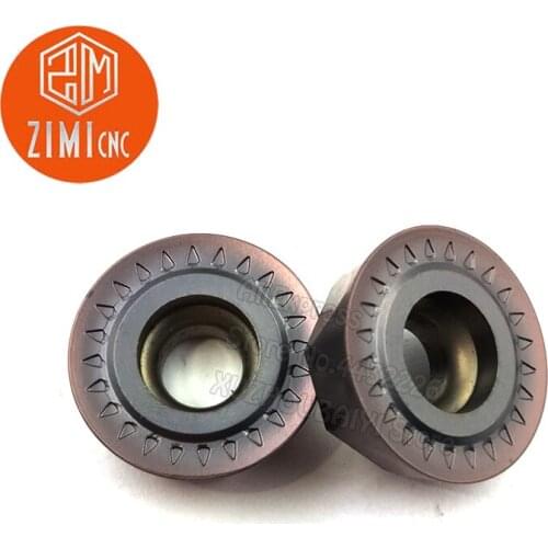 RPMT1606M0E-JS VP15TF Round Indexable Milling Insert R8 Carbide Insert Cutting Tool Milling Cutter Metal Lathe Tools Accessories