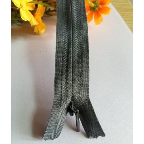 20pcs 28cm 11 inches Very gray Nylon Invisible Zippers Tailor Sewing Tools Garment Accessories